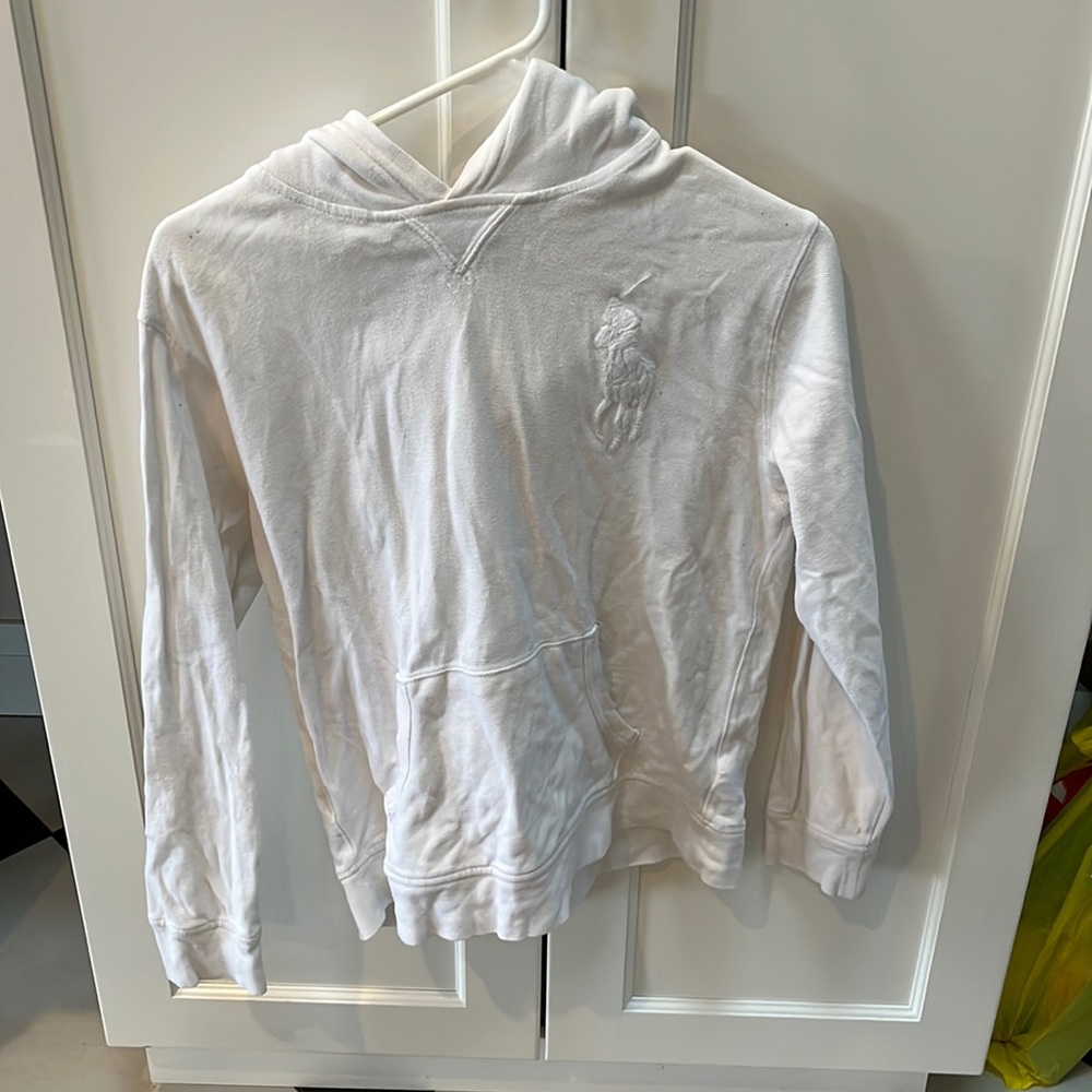 Polo by Ralph Lauren white sweater youth size 14-16